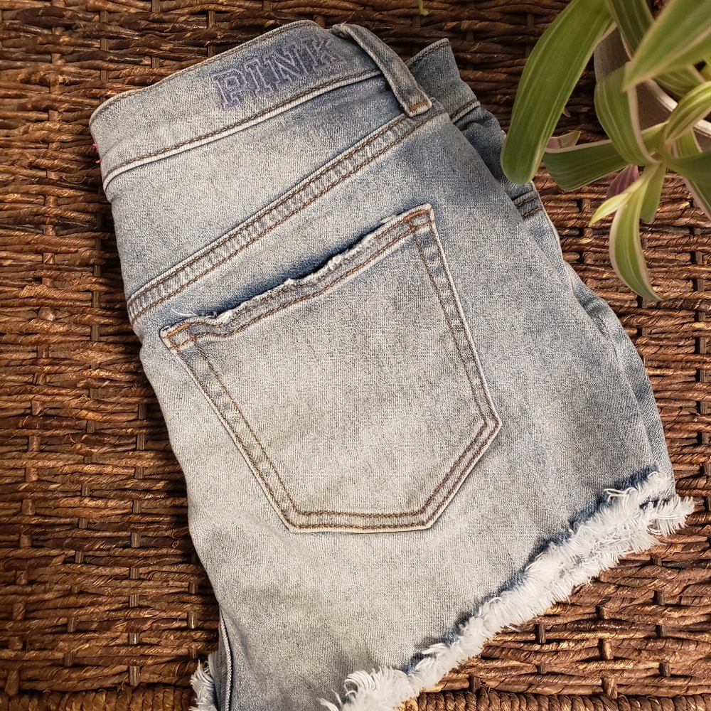 VS PINK Cut off Jean Shorts